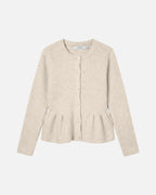 VERO MODA Cardigan Loon LS O-neck Peplum - Birch