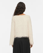 VILA Topp Toi L/S Boatneck - Birch