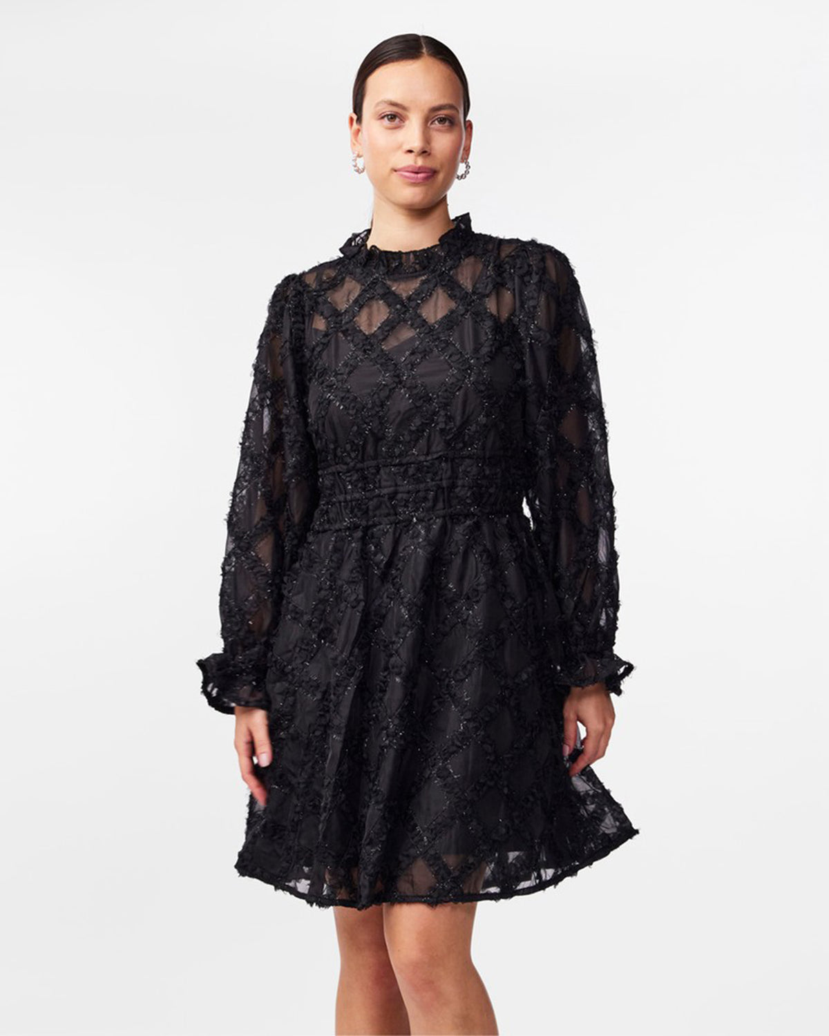 Y.A.S Kjole Harlie LS - Black