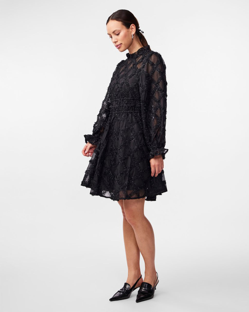 Y.A.S Kjole Harlie LS - Black