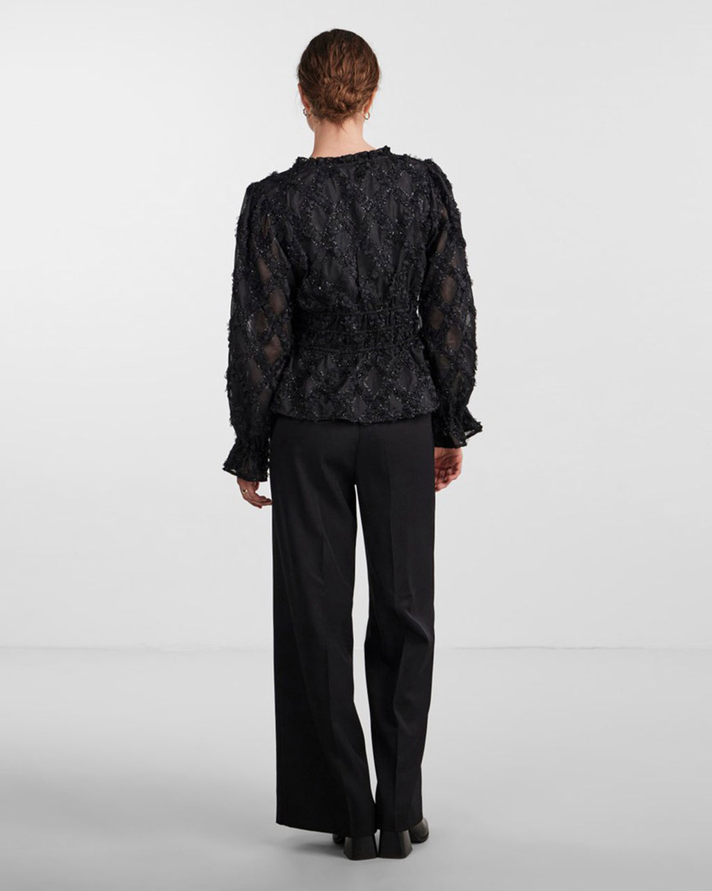 Y.A.S Bluse Harlie LS Shirt - Black