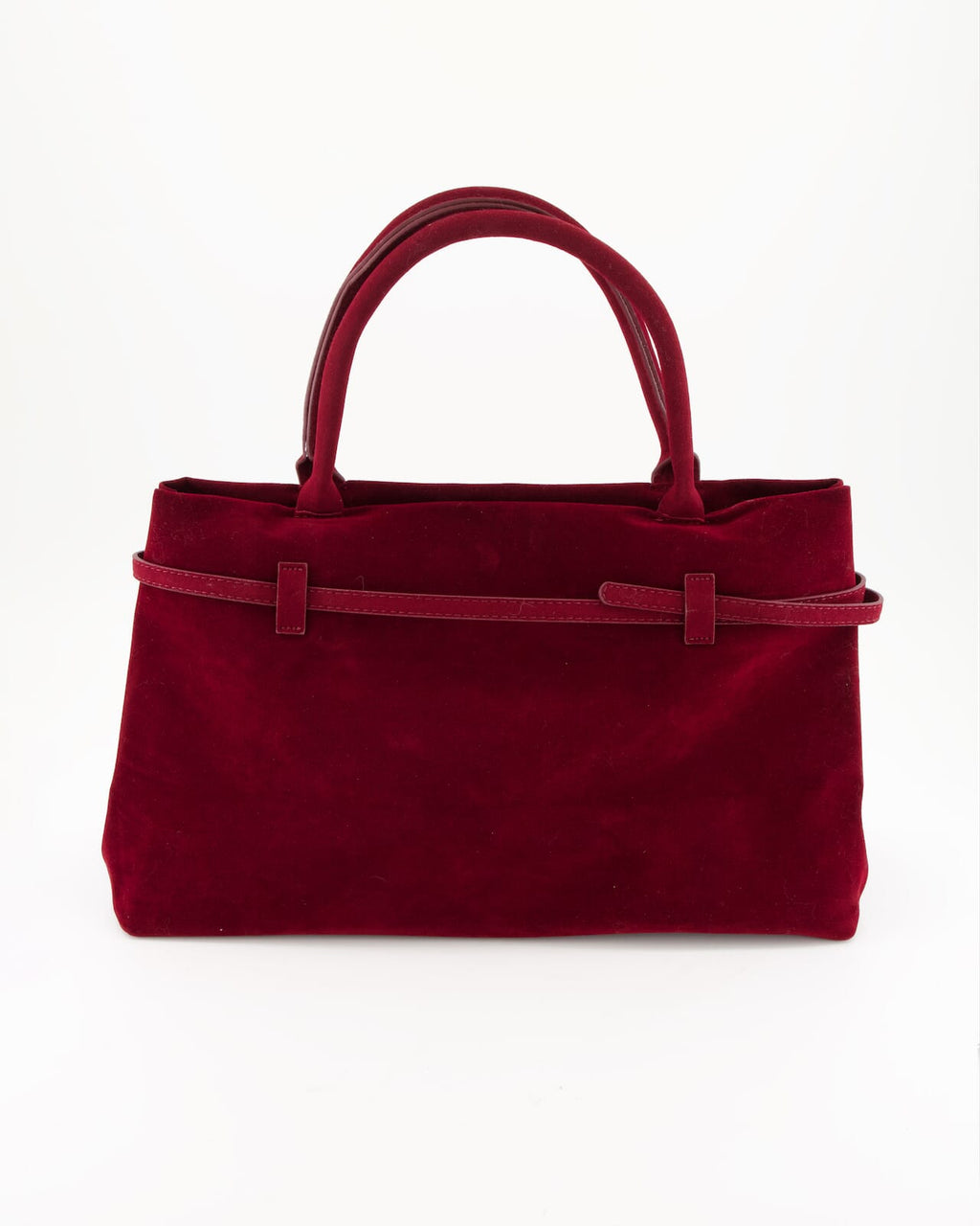 FLOYD Veske Katja Suede - Deep Cherry