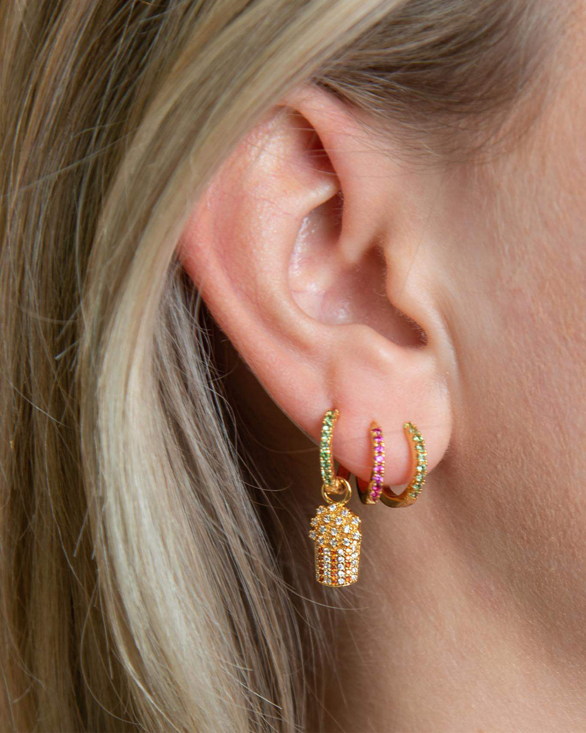 Emilia By Bon Dep Anheng Ulrikke Charm  - Gold