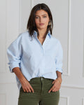 FLOYD Skjorte Bibi Stripe - Light Blue
