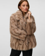 VERO MODA Jakke Emelia LS - Almondine LEO