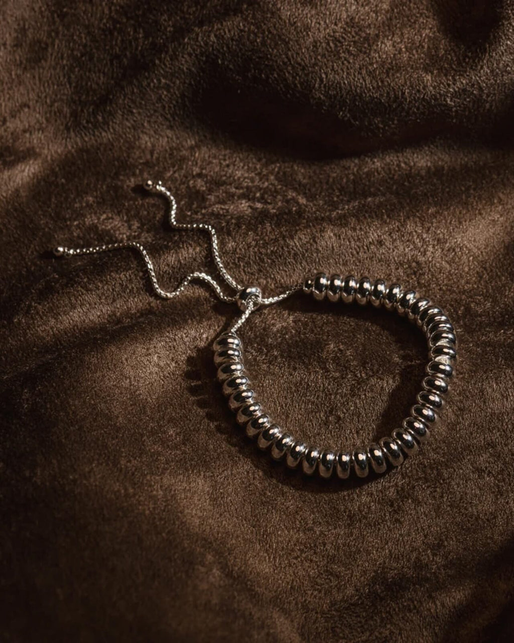 ORELIA Armbånd Metal Nugget Slider Metal Bracelet - Silver