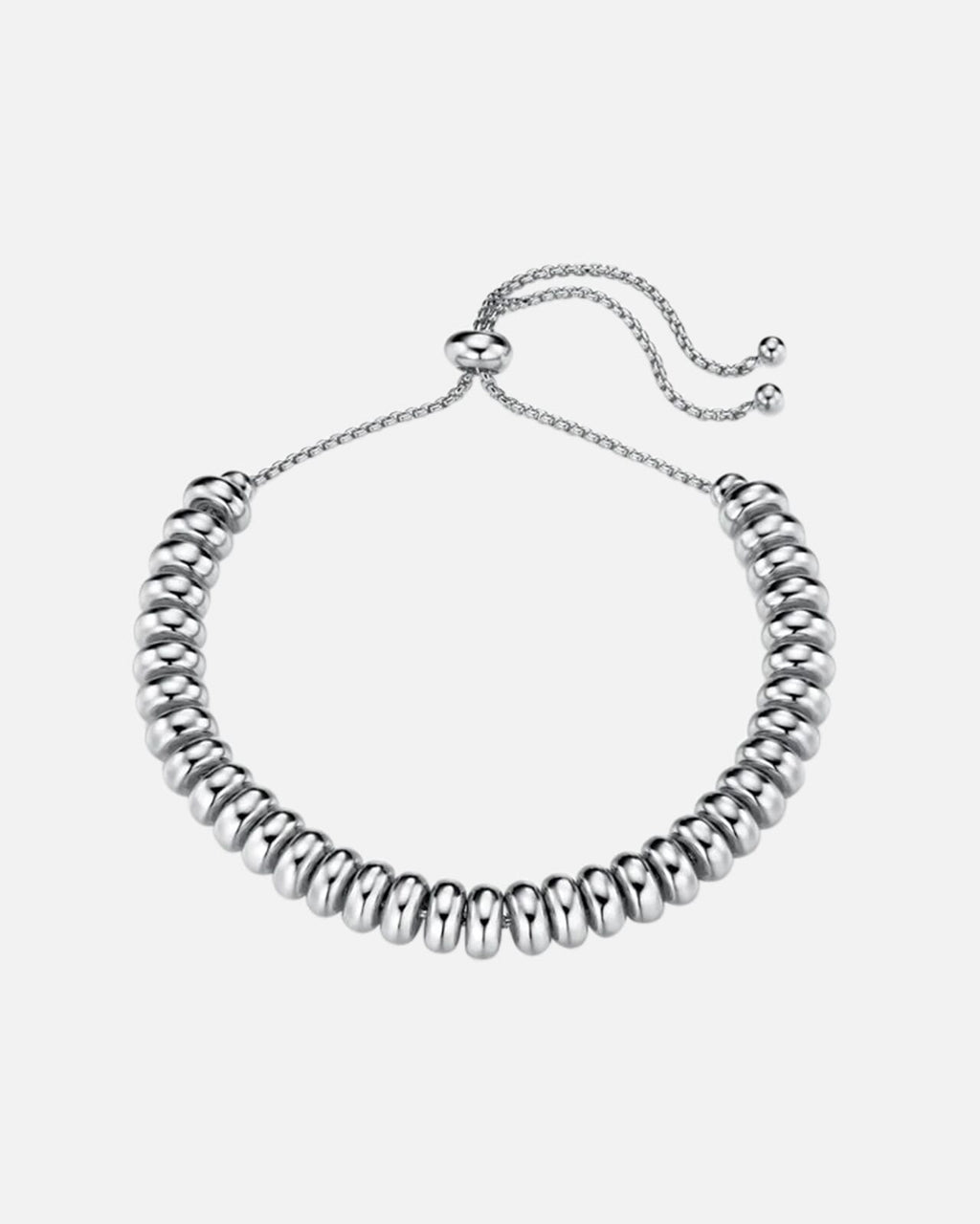 ORELIA Armbånd Metal Nugget Slider Metal Bracelet - Silver