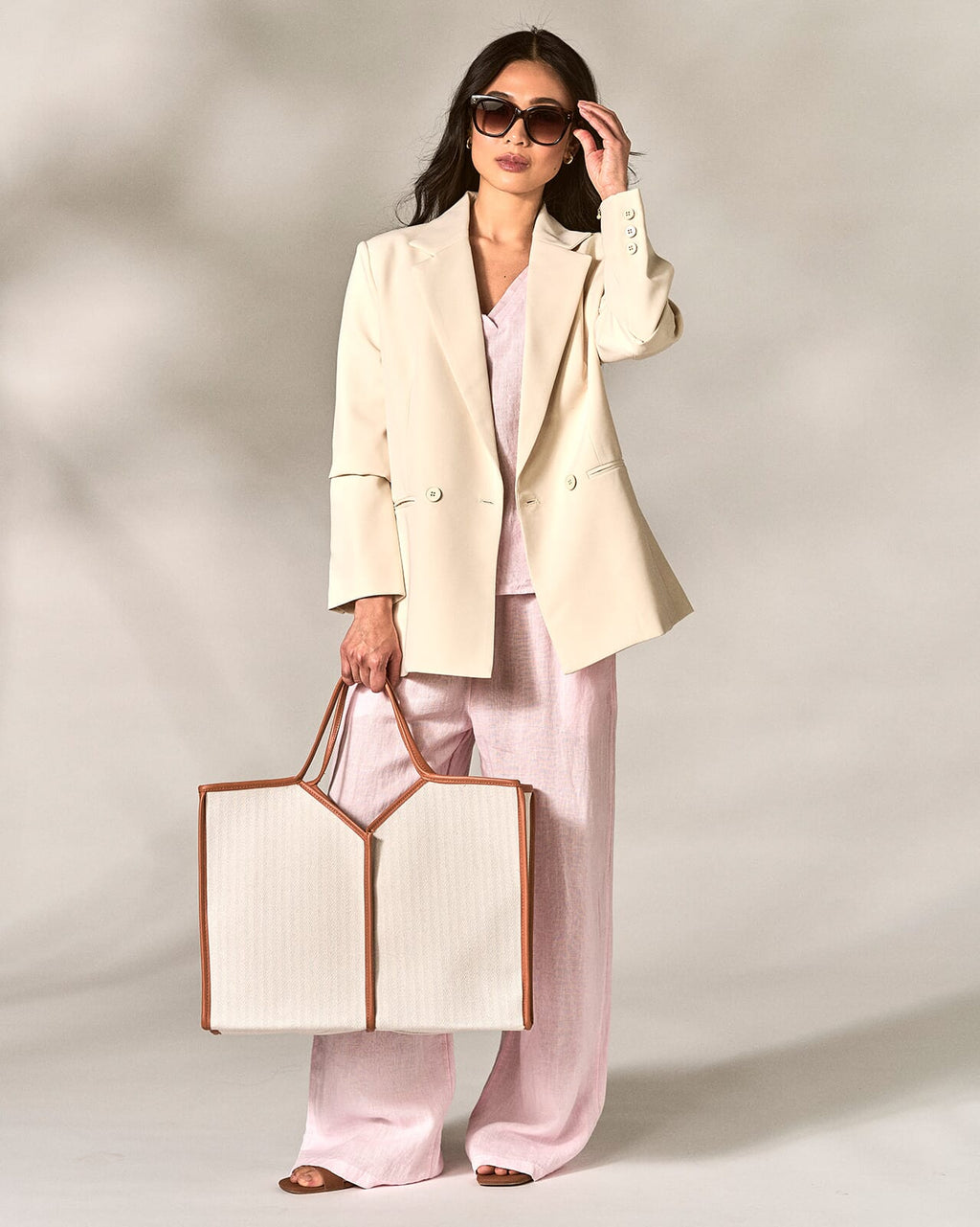 FLOYD Linbukse Madli - Light Pink