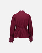FLOYD Bluse Melissa Cord - Deep Cherry