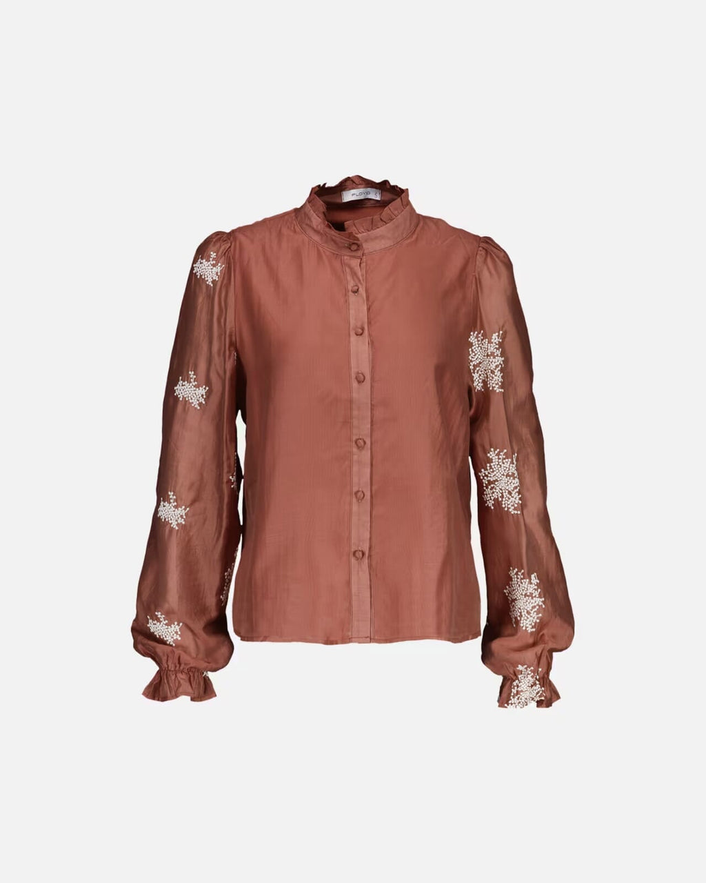 FLOYD Bluse Mette Brodery - Brick