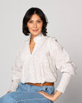 FLOYD Bluse Niki Flowery - Rose Petal
