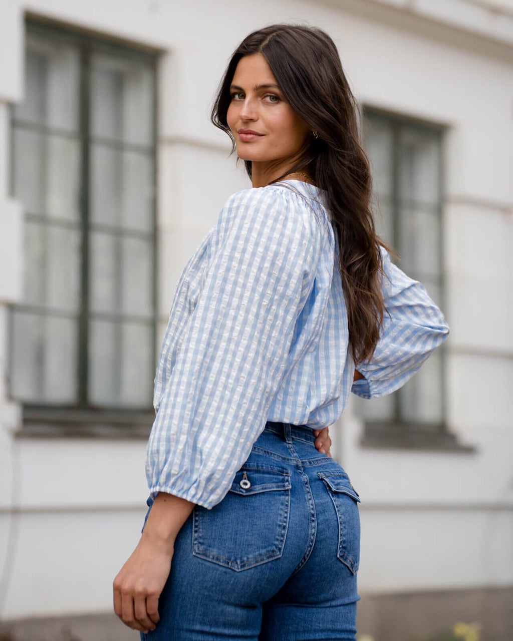 Bluse Akara Check