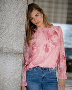 FLOYD Bluse Nerissa Lara - Rose Petal
