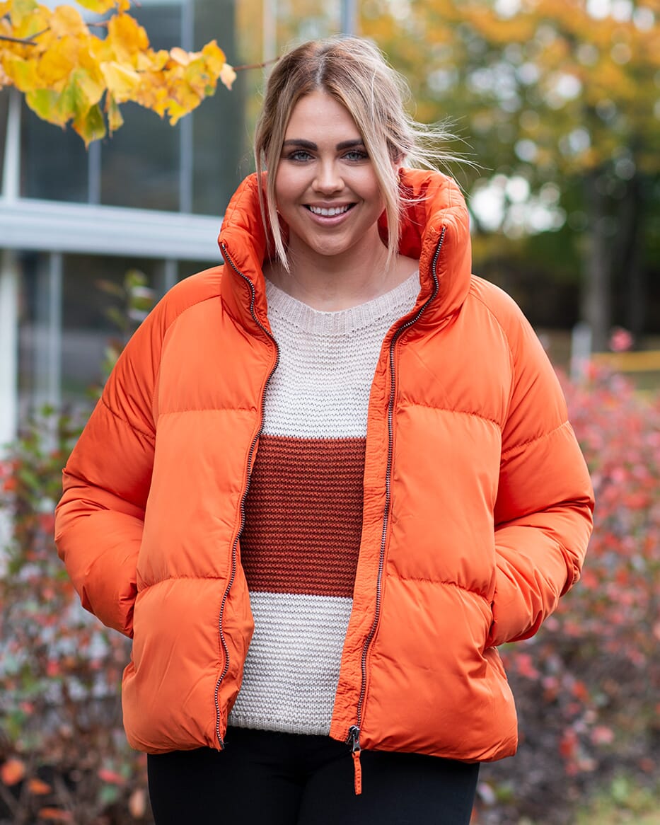 FLOYD Boblejakke Kristine - Orange