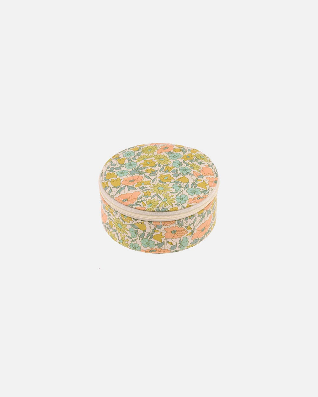 Bon Dep Smykkeskrin Round - Liberty Poppy/ Daisy Pastel