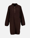 FLOYD Kjole Randi Zip - Brown