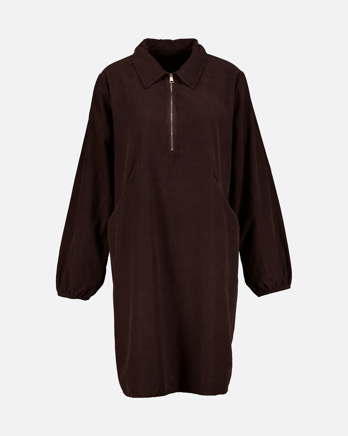 FLOYD Kjole Randi Zip - Brown