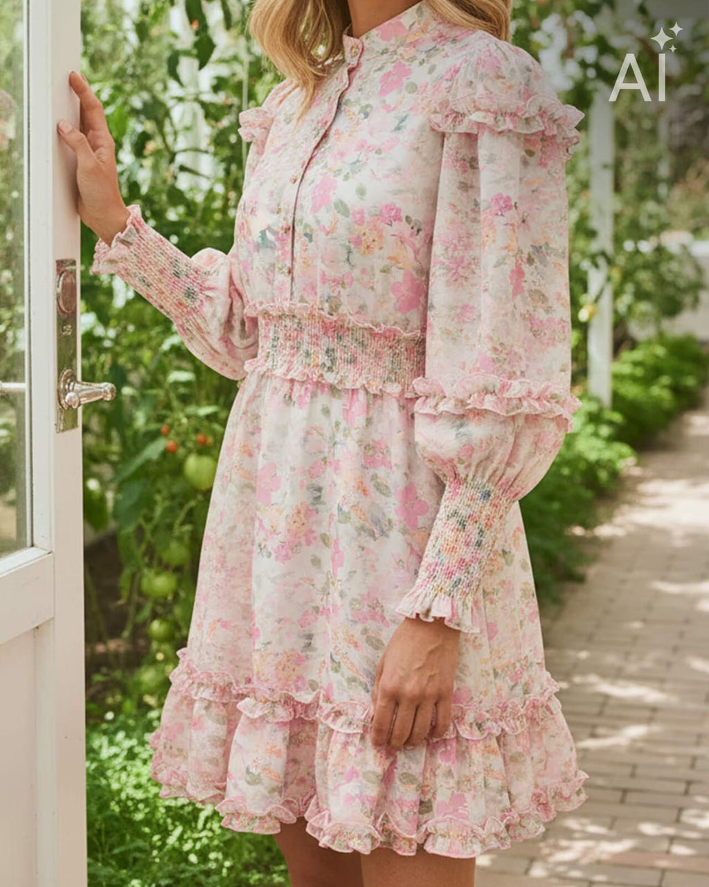 FLOYD Kjole Dorit Gilia - Rose Petal