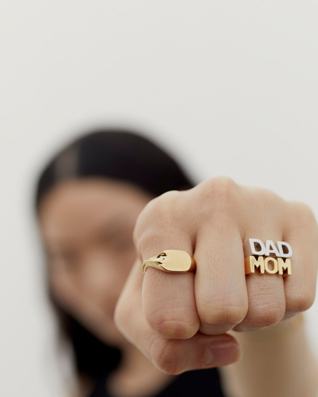 Maria Black Ring Dad - Silver HP