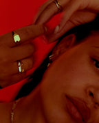 Maria Black Ring Edan - Gold