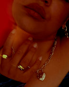 Maria Black Ring Edan - Gold