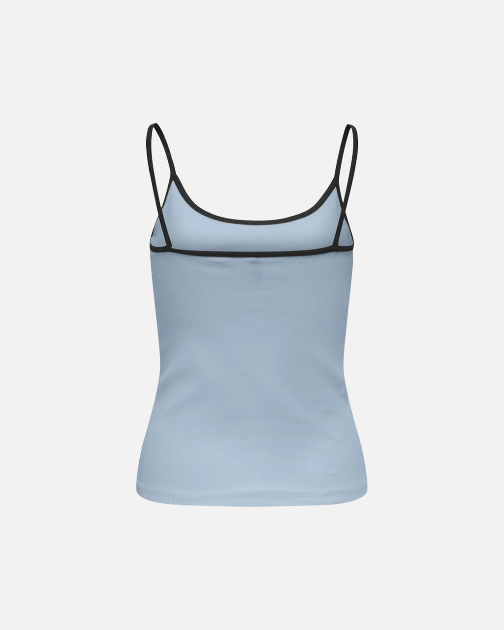 ONLY Singlet Fenja U-neck Strap - Cashmere Blue/ Black