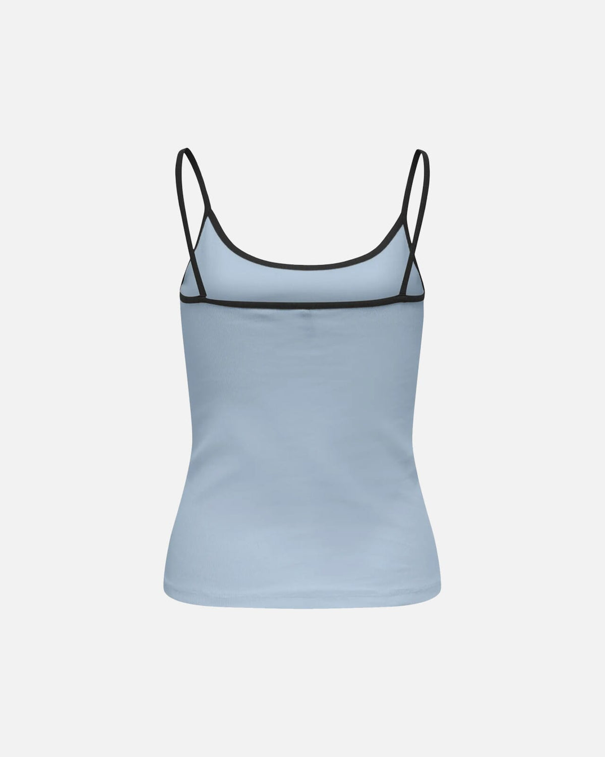 ONLY Singlet Fenja U-neck Strap - Cashmere Blue/ Black