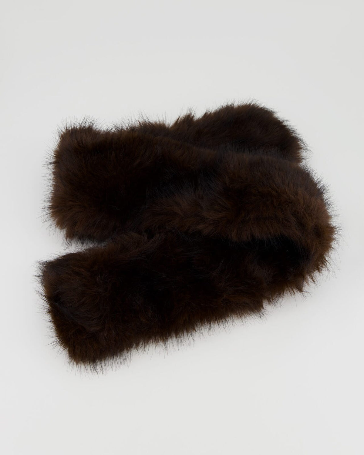 FLOYD Skjerf Faux Fur - Chocolate