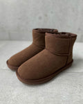 ONLY Boots Feodora Teddy Lined Boot - Chestnut