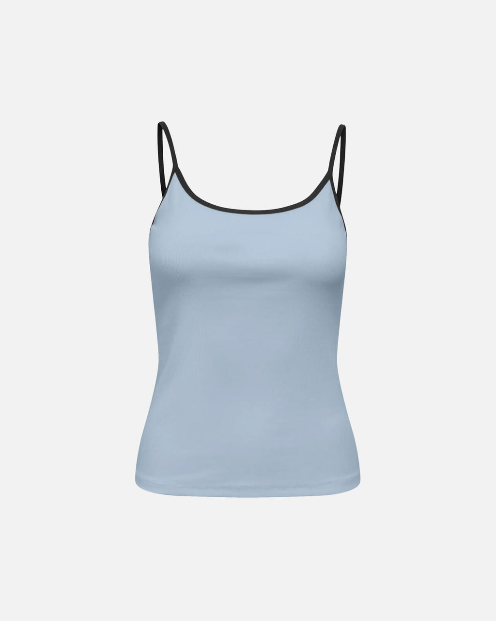 ONLY Singlet Fenja U-neck Strap - Cashmere Blue/ Black