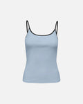 ONLY Singlet Fenja U-neck Strap - Cashmere Blue/ Black