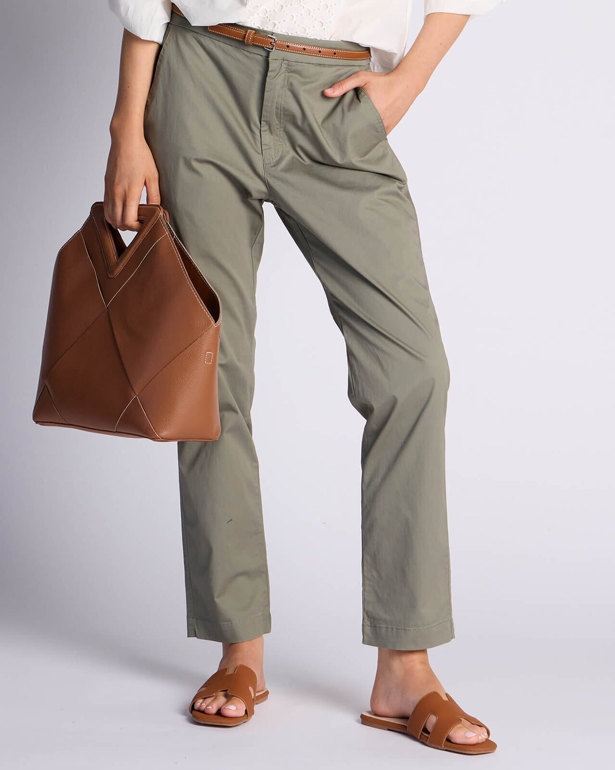 InWear Chinos Annalee Long Pant - Agave Green