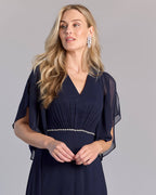 FLOYD Maxikjole Lyana Uni Long - Navy