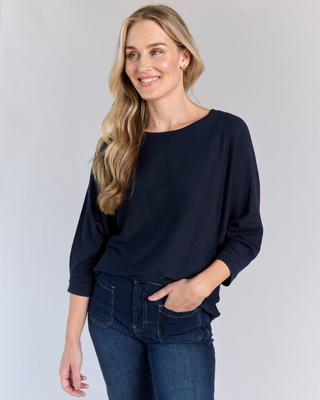 Fransa Topp Clia PU 14 - Navy Blazer