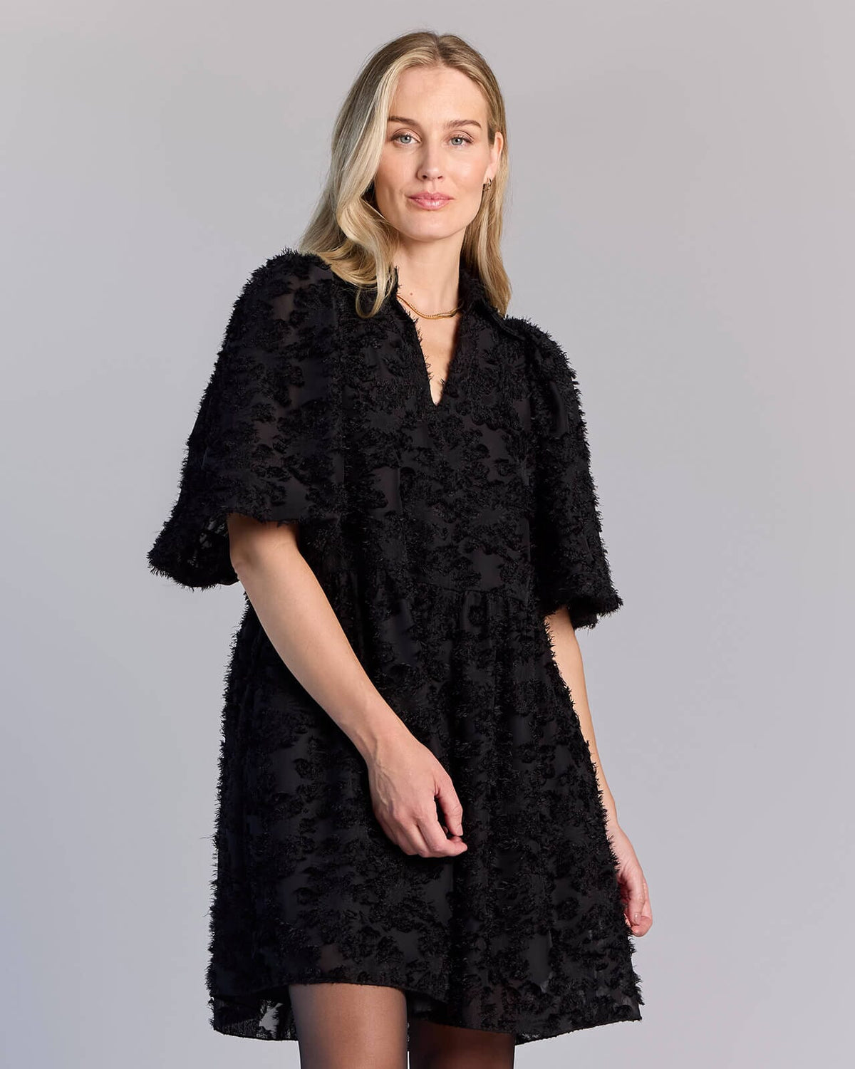 FLOYD Kjole Larina Floss - Black