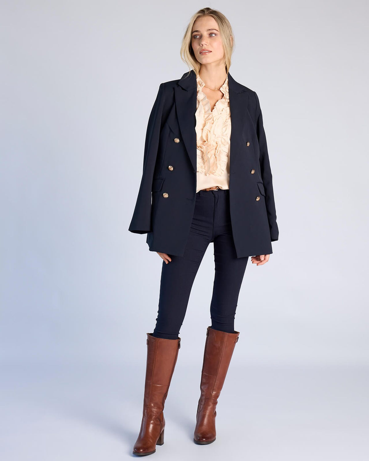 FLOYD Stretchbukse Kine 180A - Navy