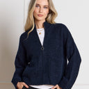 Cardigan Sia Ras Zipper Ullmiks