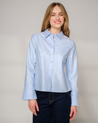 FLOYD Skjorte Cat Cotton - Light Blue