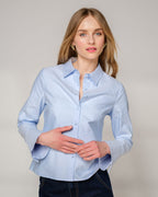 FLOYD Skjorte Cat Cotton - Light Blue