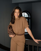 FLOYD Jumpsuit Calla Uni - Caramel