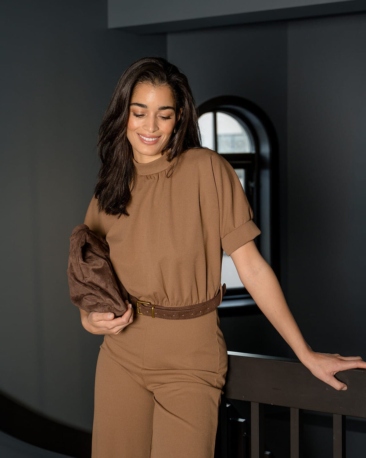 FLOYD Jumpsuit Calla Uni - Caramel