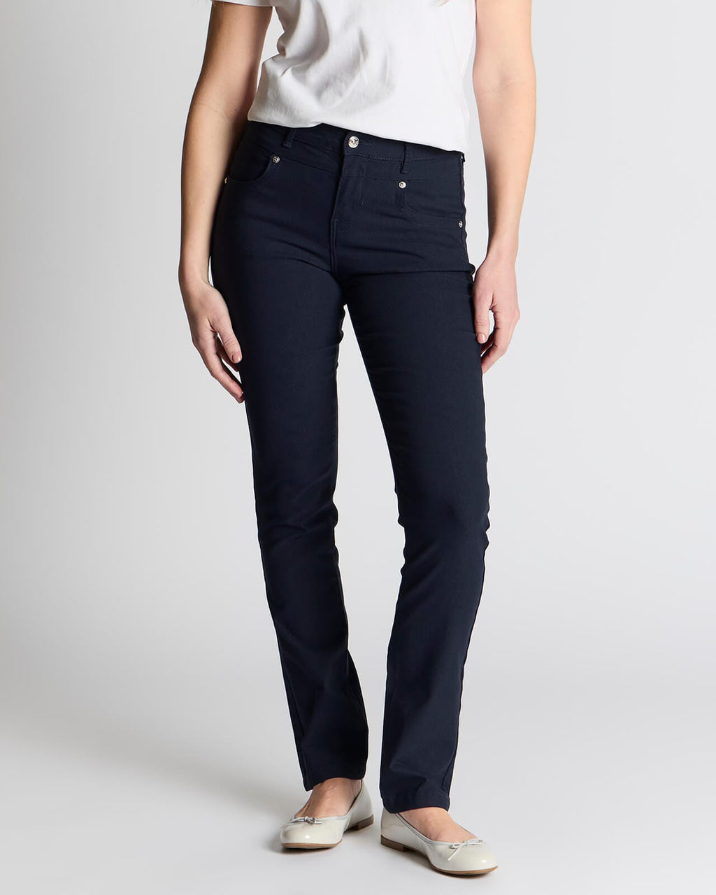FLOYD Stretchbukse Alea 180A - Navy