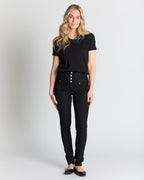 FLOYD Stretchbukse Angelina 180A - Black