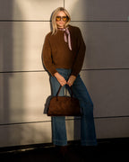 FLOYD Strikkegenser Lonny Ullmiks - Brown
