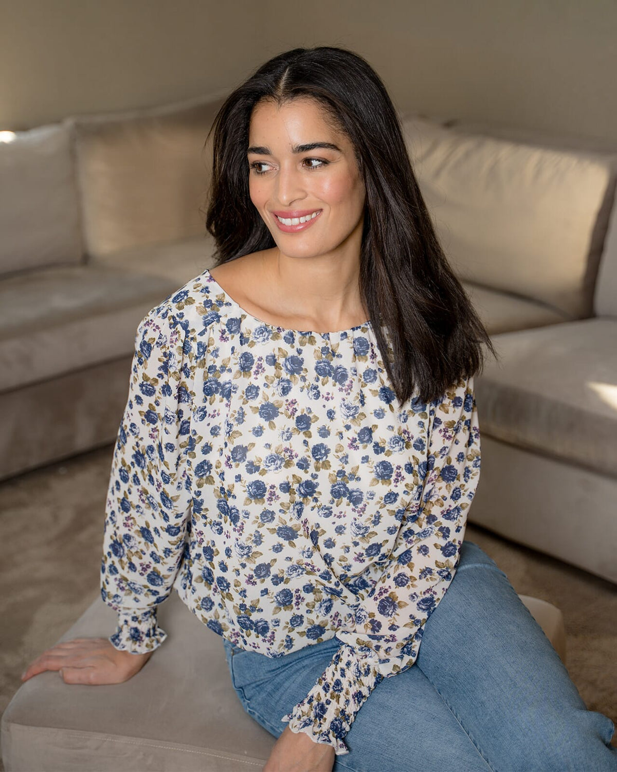 FLOYD Marita Rosada - Offwhite/ Blue