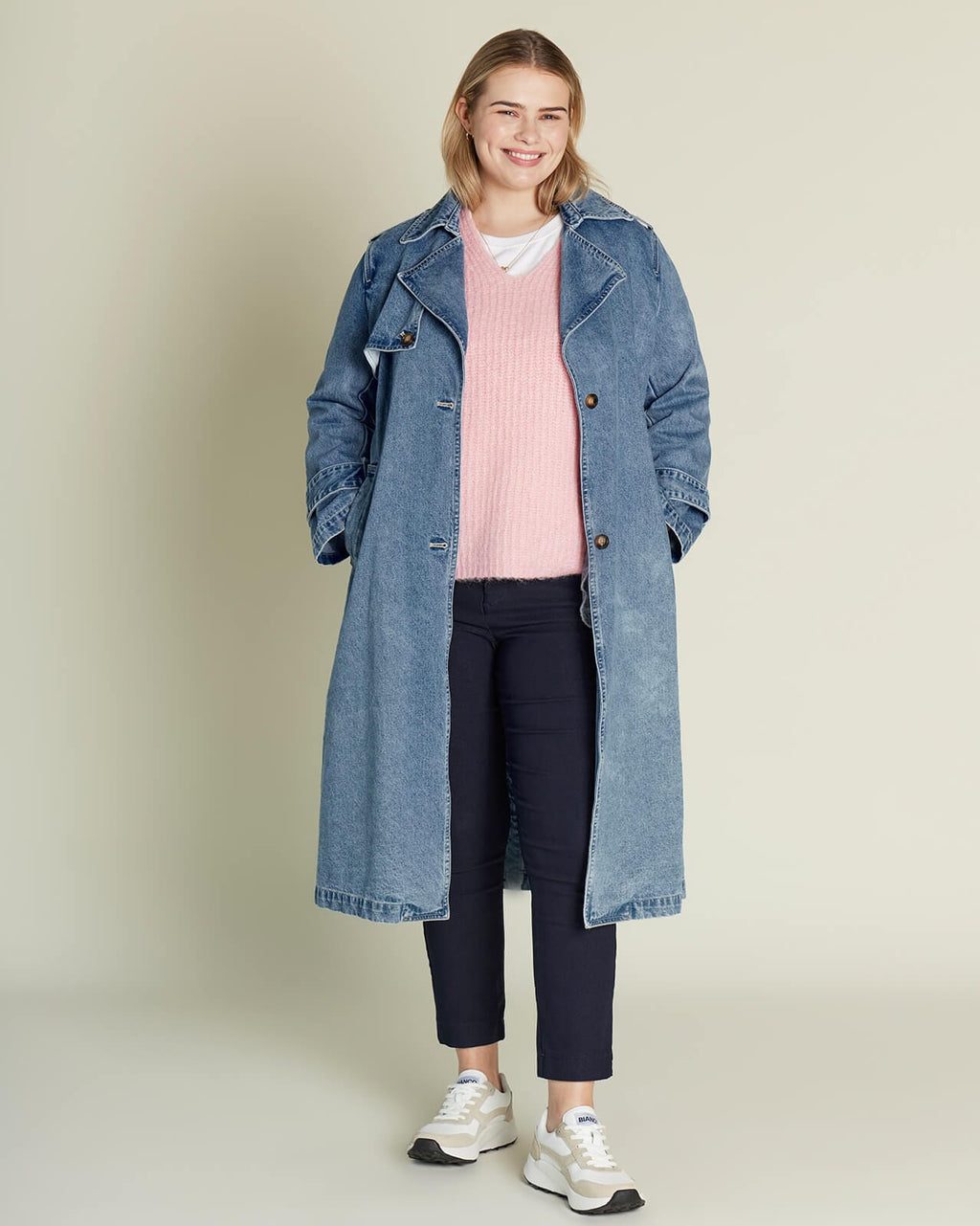 FLOYD Stretchbukse Nilie 180A - Navy