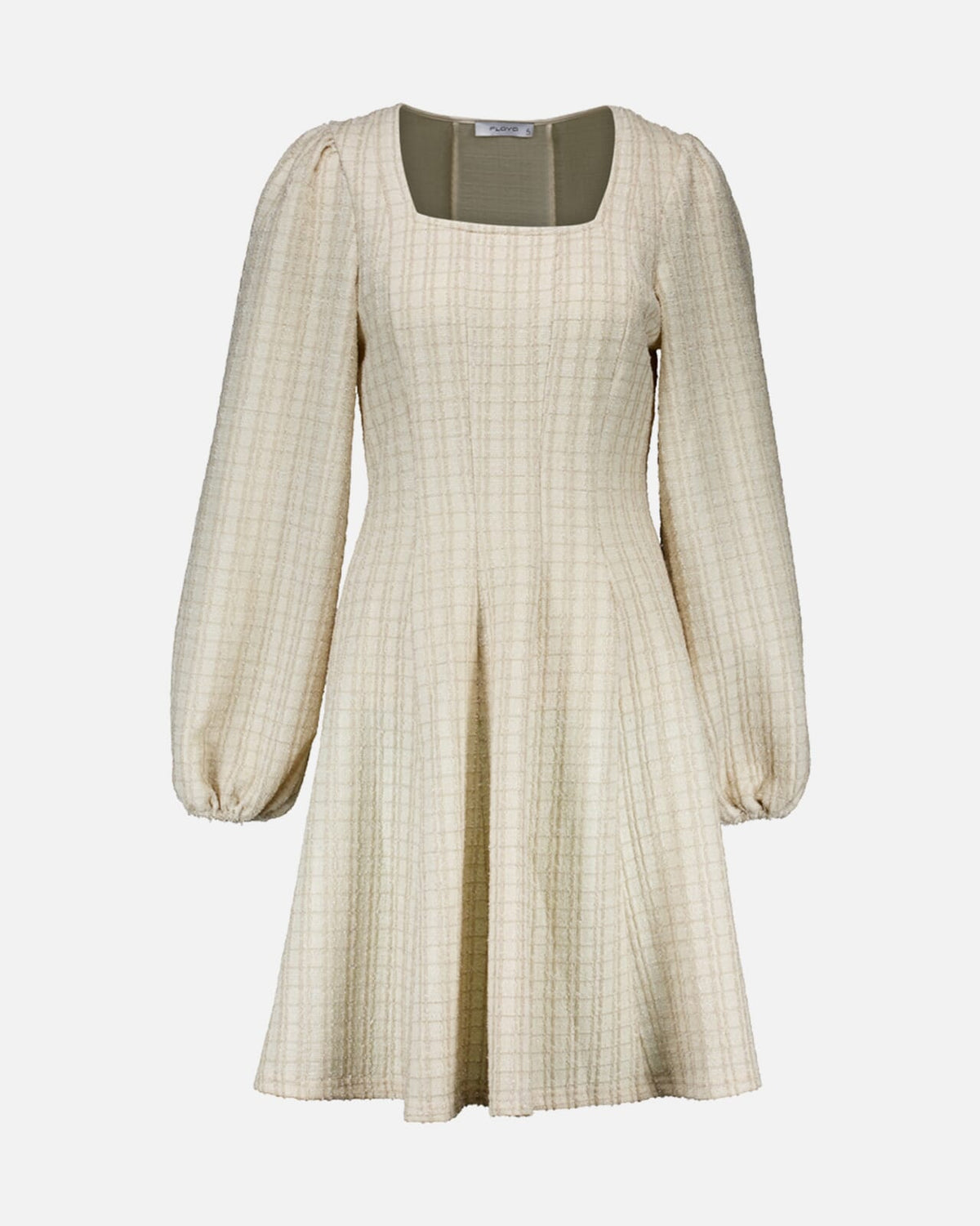 FLOYD Kjole Bindy Lurex - Beige