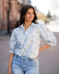 FLOYD Skjorte Gaia Reha - Light Blue
