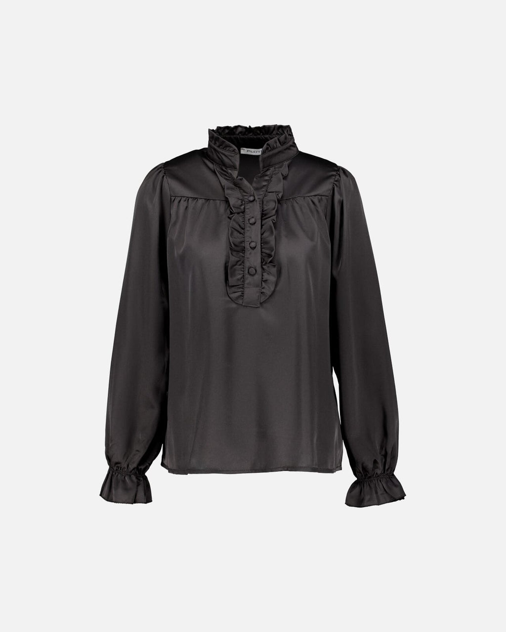 FLOYD Bluse Esmeralda Satin - Black