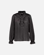 FLOYD Bluse Esmeralda Satin - Black